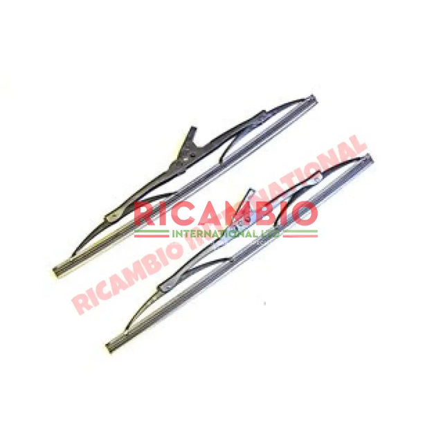 Black Wiper Blade (x2) - Classic Fiat 500 - Wiper Arms - Blades and Fittings