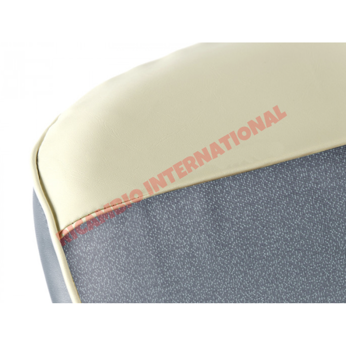 Blue Cloth & Vinyl Seat Covers Set - Classic Fiat 500 - Seat Covers - Padding and Seat Spring