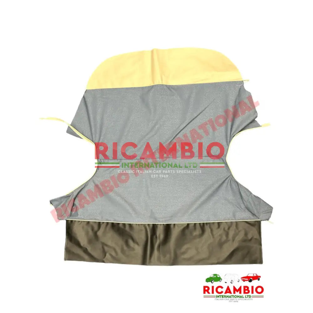 Blue Cloth & Vinyl Seat Covers Set - Classic Fiat 500 - Seat Covers - Padding and Seat Spring