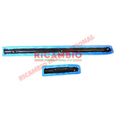 Blue Dashboard Knee Pad Kit - Classic Fiat 500 F/L/R - Knee Pads - Console & Related Parts