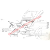 Bonnet & Engine Lid Seal Rubber Grommet Kit - Classic Fiat 500 - Rubber Seals & Associated Items