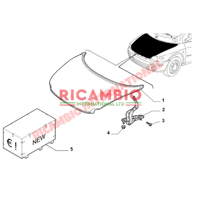 Bonnet - Fiat Multipla - Body Parts and Panels