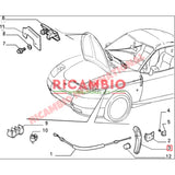 Bonnet Handle - Fiat Barchetta - Cables