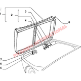 Bonnet Hinge Pin - Fiat 126 - Body Parts