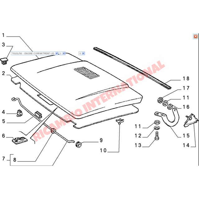 Bonnet Hood - Classic Fiat Panda - Classic Fiat Panda (1981 to 2002)