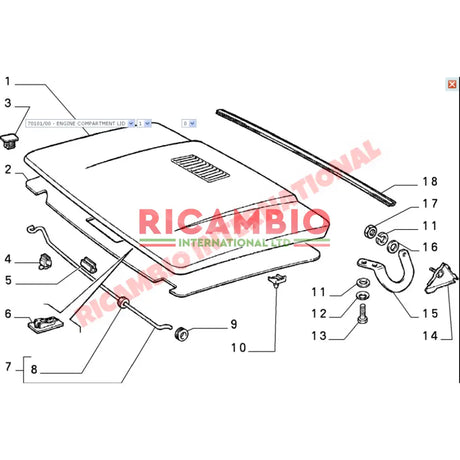 Bonnet Hood - Classic Fiat Panda - Classic Fiat Panda (1981 to 2002)