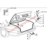 Boot Lock/Catch - Lancia Thema - Lancia Thema