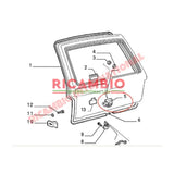 Boot Lock Mechanism - Classic Fiat Panda - Handles - Locks and Catches