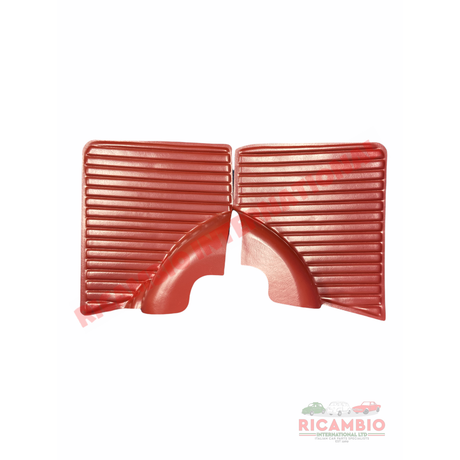 Bordeaux Red Front & Rear Inner Panel Kit (4 piece) - Classic Fiat 500L - Classic Fiat 500 Parts & Spares