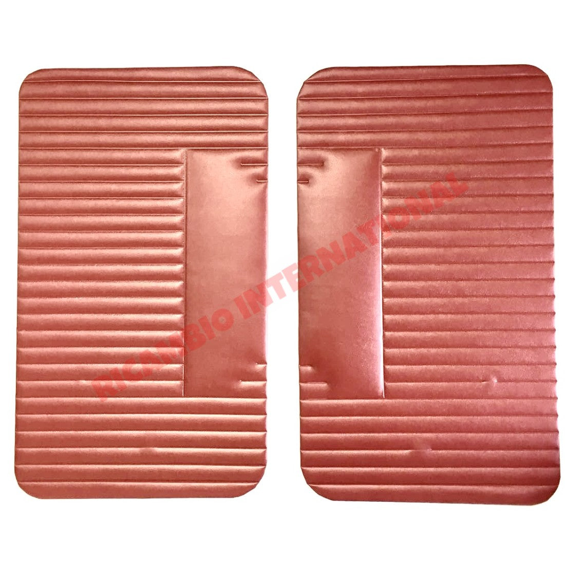 Bordeaux Red Inner Door Panel Set - Classic Fiat 500L - Interior Parts and Trim