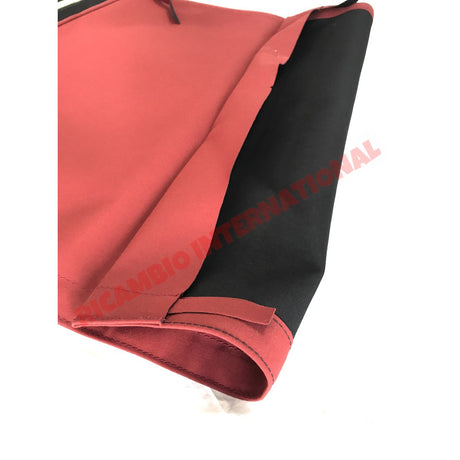 Bordeaux Red MOHAIR LONG Sunroof Cover - Classic Fiat 500 - Classic Fiat 500 Parts & Spares