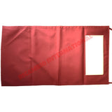 Bordeaux Red MOHAIR LONG Sunroof Cover - Classic Fiat 500 - Classic Fiat 500 Parts & Spares