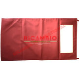 Bordeaux Red MOHAIR LONG Sunroof Cover - Classic Fiat 500 - Classic Fiat 500 Parts & Spares
