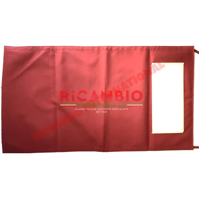 Bordeaux Red MOHAIR LONG Sunroof Cover - Classic Fiat 500 - Classic Fiat 500 Parts & Spares