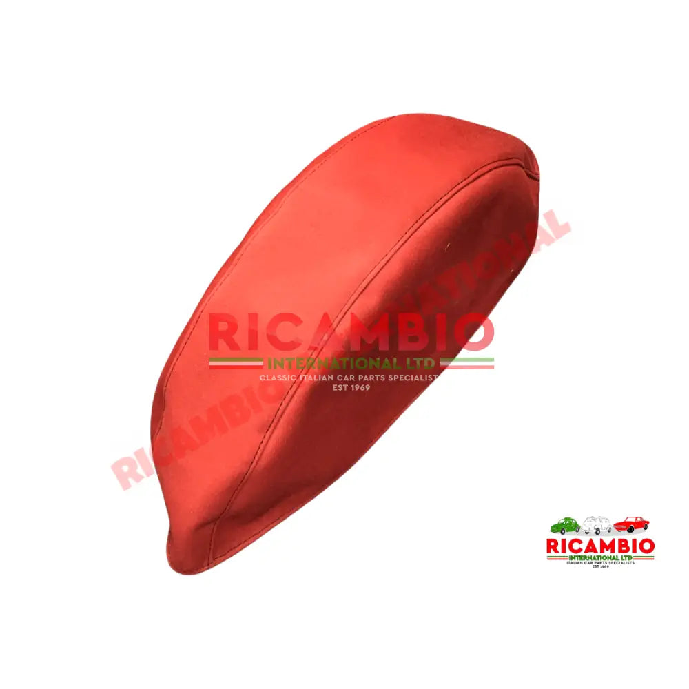 Bordeaux Red Mohair Spare Wheel Cover - Classic Fiat 500 - Wheels - Tyres and Tubes