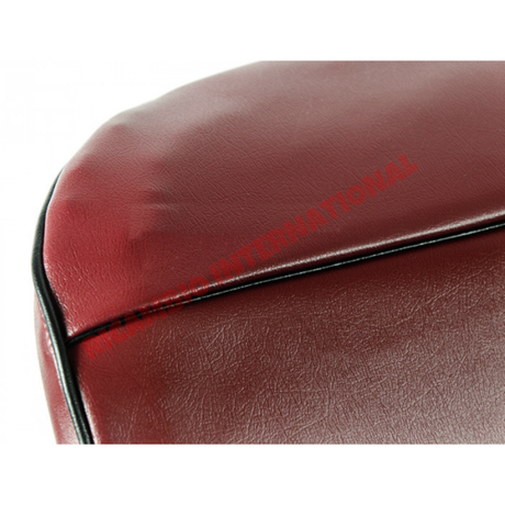 Bordeaux Red Seat Covers Set - Classic Fiat 500 F - Seat Covers - Padding and Seat Spring