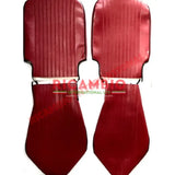 Bordeaux Red Seat Covers Set (FRONT ONLY) - Classic Fiat 500L - Seat Covers - Padding and Seat Spring