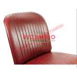 Bordeaux Red Seat Covers Set (FRONT ONLY) - Classic Fiat 500L - Seat Covers - Padding and Seat Spring