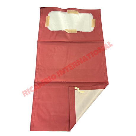 Bordeaux Red Sunroof Canvas (LONG ROOF) - Classic Fiat 500 - Fiat 500 N/D Long Sunroof Canvas