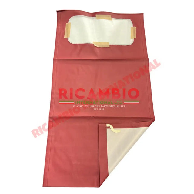 Bordeaux Red Sunroof Canvas (LONG ROOF) - Classic Fiat 500 - Fiat 500 N/D Long Sunroof Canvas