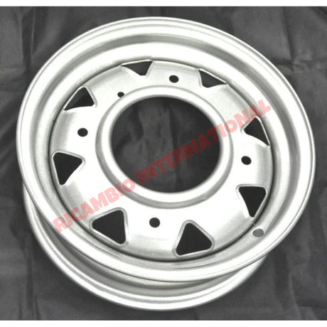 Borrani Steel Wheel Kit (4J x 12’’) - Classic Fiat 500 126 - Wheels - Tyres & Tubes