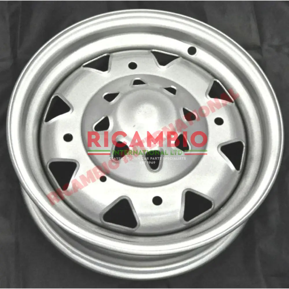 Borrani Steel Wheel Kit (4J x 12’’) - Classic Fiat 500 126 - Wheels - Tyres & Tubes