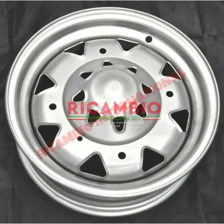 Borrani Steel Wheel Kit (4J x 12’’) - Classic Fiat 500 126 - Wheels - Tyres & Tubes