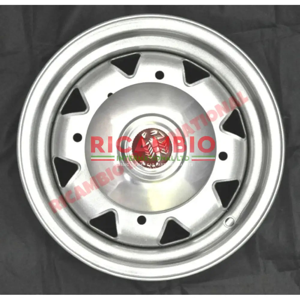 Borrani Steel Wheel Kit (4J x 12’’) - Classic Fiat 500 126 - Wheels - Tyres & Tubes