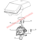 Bottom Carburettor Spacer & Gaskets - Classic Fiat Panda Uno Lancia Y10 - Gaskets & Oil Seals