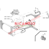 Bottom Radiator Hose - Classic Fiat Panda - Heating and Cooling