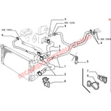 Bottom Radiator Hose - Classic Fiat Panda - Heating and Cooling