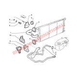 Bottom Radiator Hose - Fiat Cinquecento - Heating & Cooling