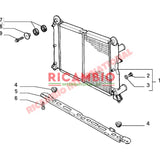 Bottom Radiator Mounting Bush - Fiat Barchetta,Punto MK1,Uno Turbo,Coupe,Tipo,Tempra,Cinquecento - Heating & Cooling