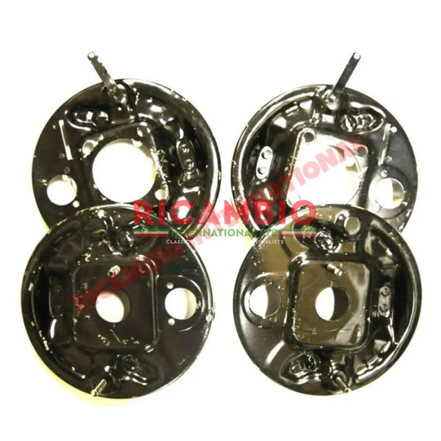Brake Back Plate Kit (4 piece) - Fiat 126 - Brakes & Associated Items