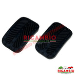 Brake & Clutch Pedal Rubber Kit - Fiat 850 Sports Coupe - Gaskets - Seals - Grommets and Rubber Parts