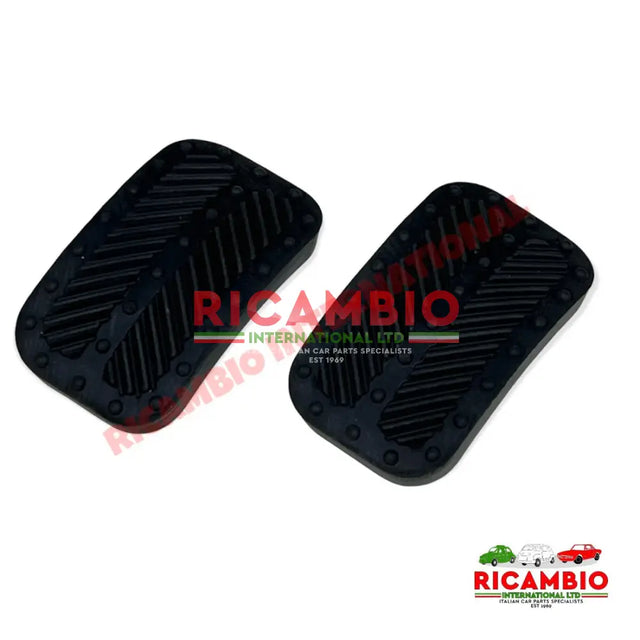 Brake & Clutch Pedal Rubber Kit - Fiat 850 Sports Coupe - Gaskets - Seals - Grommets and Rubber Parts