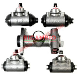 Brake Cylinder Hydraulic Kit (4 Wheels)- Classic Fiat 500 - Brakes & Associated Items