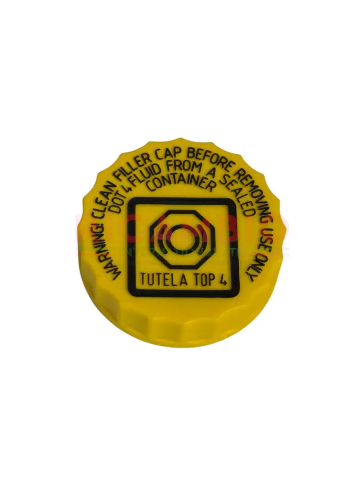 Brake Fluid Reservoir Cap - Fiat 124,125,127,128,131,132 PLUS lots more - Yellow - Brakes