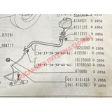 Brake Fluid Reservoir to Master Cylinder Copper Pipe & Union - Fiat 600 750 - Brake Parts and Components