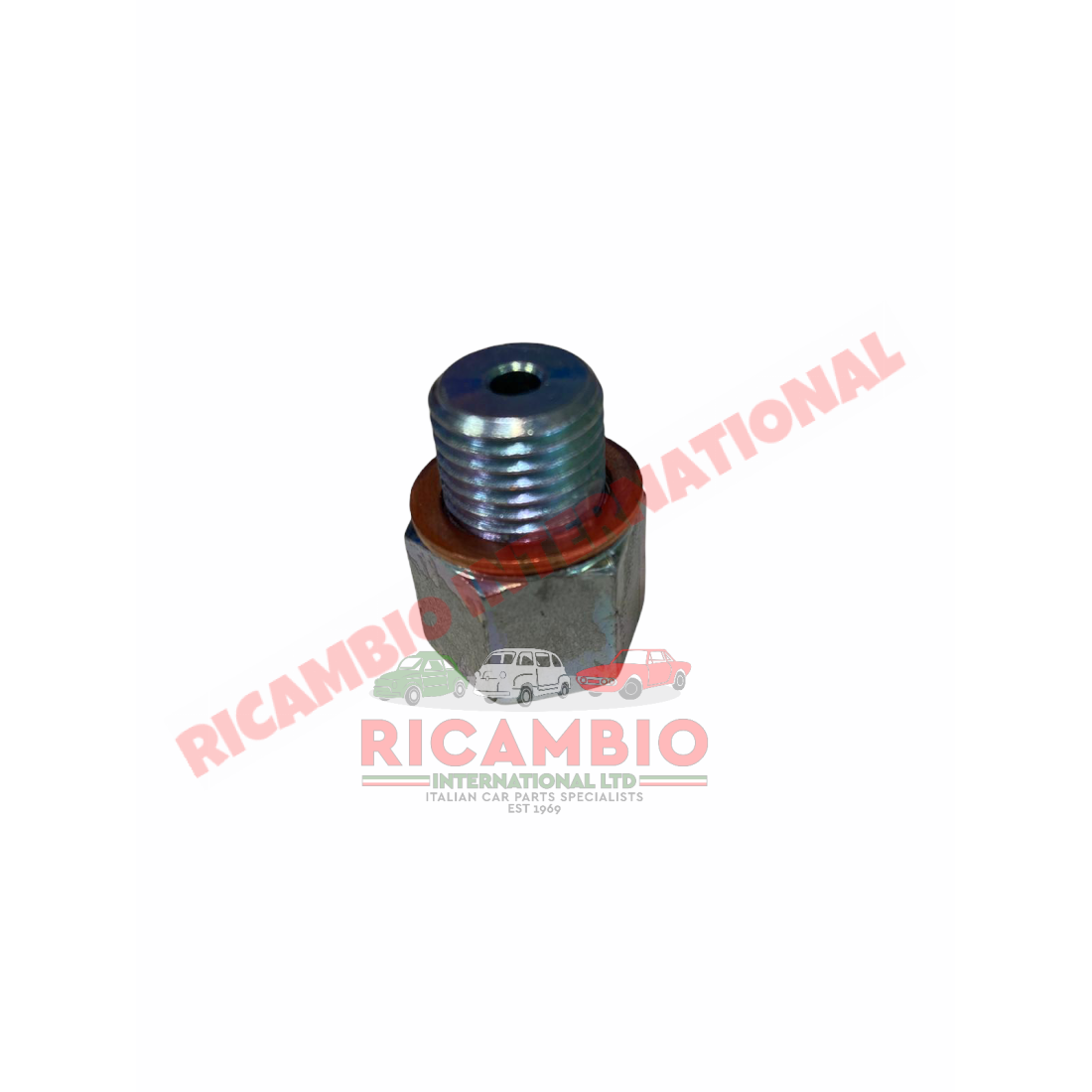 Brake Fluid Reservoir to Master Cylinder Copper Pipe & Union - Fiat 600 750 - Brake Parts and Components