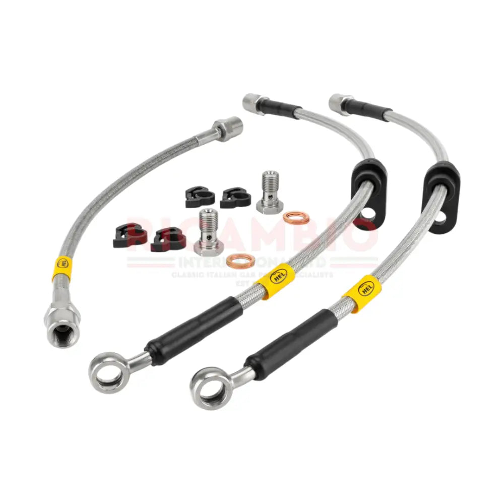 Brake Hose Kit (UPRATED) - Fiat 124