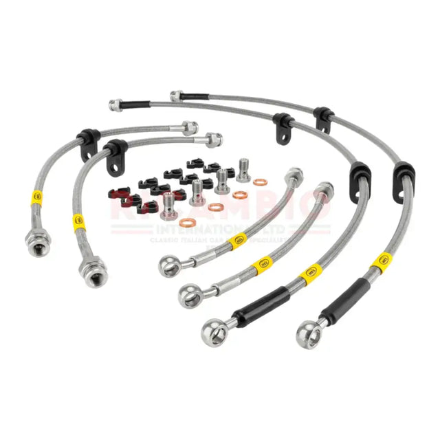 Brake Hose Kit (UPRATED) - Fiat Uno Turbo