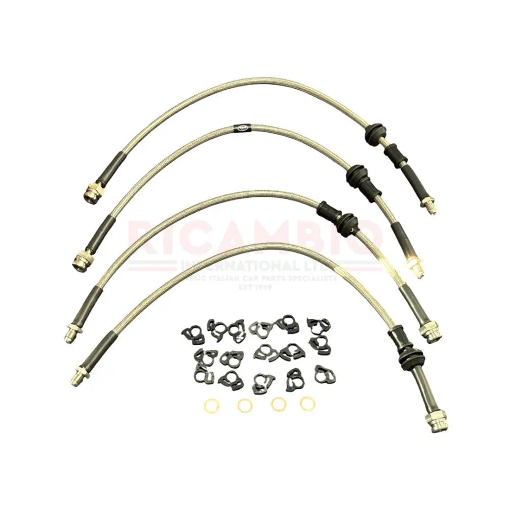 Brake Hose Kit (UPRATED) - Lancia Delta Integrale