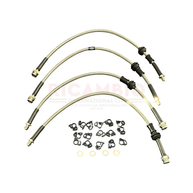 Brake Hose Kit (UPRATED) - Lancia Delta Integrale