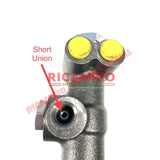 Brake Master Cylinder (SHORT UNION) - Classic Fiat 500 - Hydraulic & Related Parts