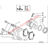Brake Pad Set - Fiat Croma & Lancia Thema - Brakes