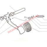 Brake Pedal Push Rod (65mm) - Classic Fiat 500 - Mechanical & Related Parts