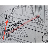 Brake Reservoir Bracket - Classic Fiat 500 D - Hydraulic & Related Parts