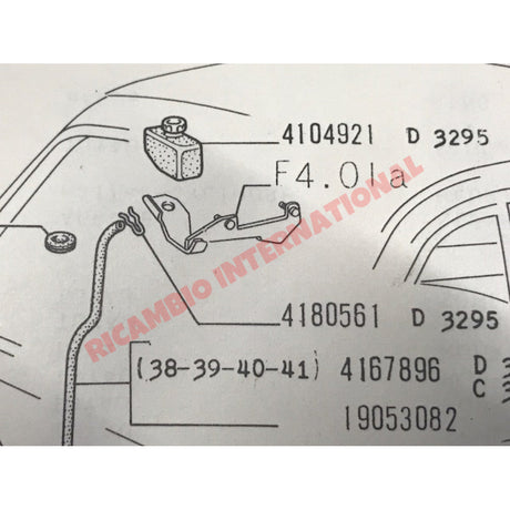Brake Reservoir Clip - Classic Fiat 500 - Brakes