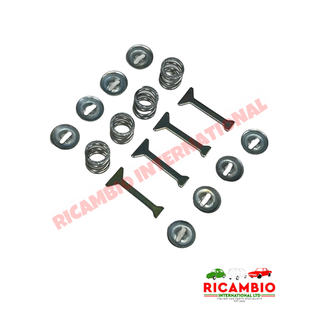 Brake Shoe Clip Fitting Kit - Classic Fiat 500,126,850 Autobianchi Furgoncino - Brake Parts and Components
